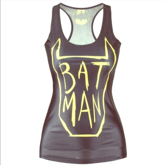 🦇Batman Stretchy Racerback Top - Picture 1 of 4